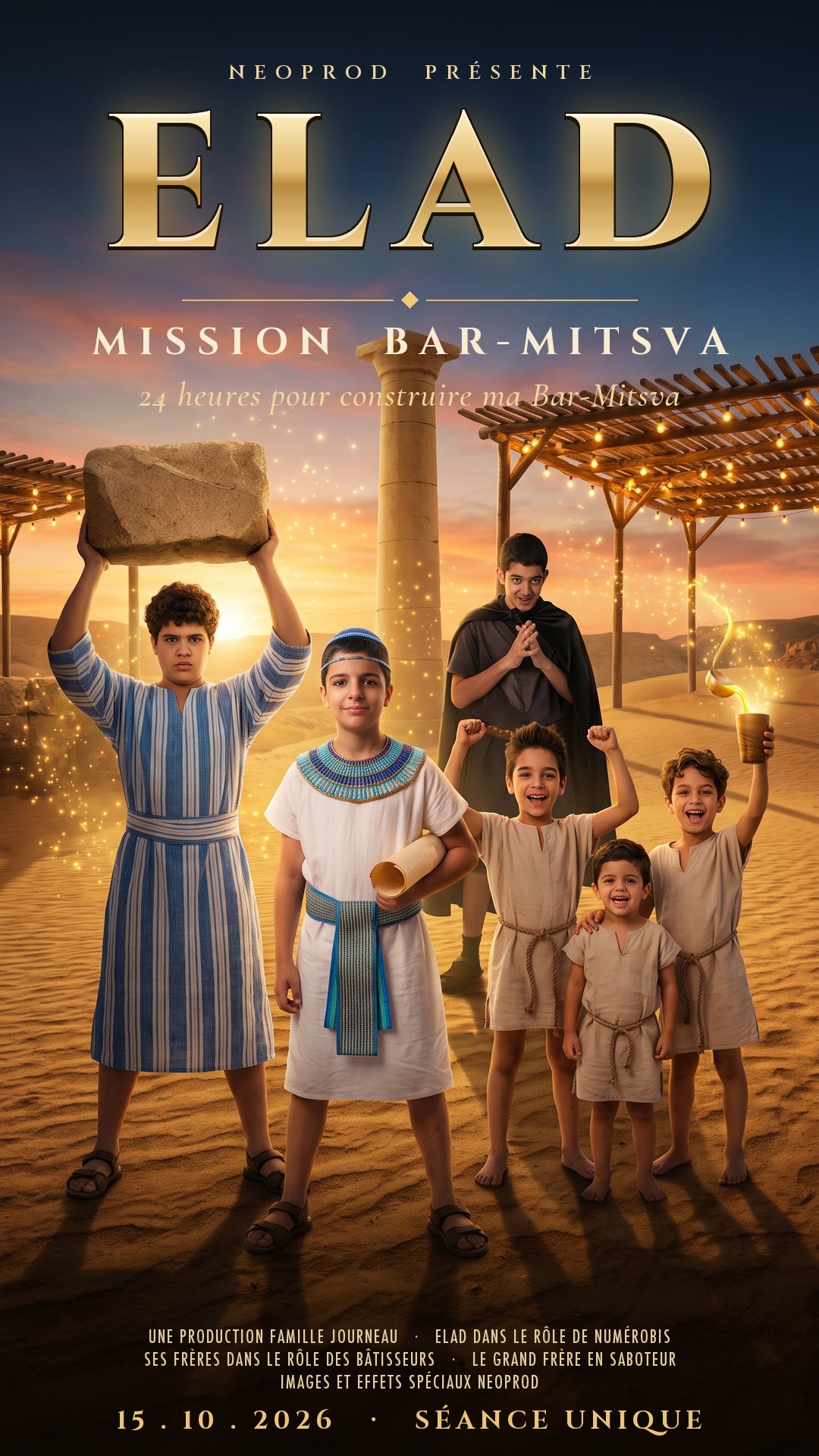 Elad — Mission Bar-Mitsva, 24 heures pour construire ma Bar-Mitsva